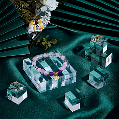 20 шт. прозрачные акриловые подставки для ювелирных изделий ODIS-OC0001-88