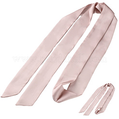 Длинный полиэстеровый шелковый шарф для женщин и девочек&nbsp;AJEW-WH20042-77B