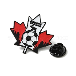 Emaille-Anstecknadeln mit Fußballmotiv&nbsp;JEWB-B048-02B