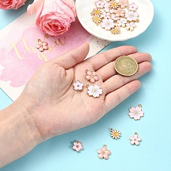 25шт 5 стиля подвески из сплава с эмалью&nbsp;ENAM-YW0004-27B