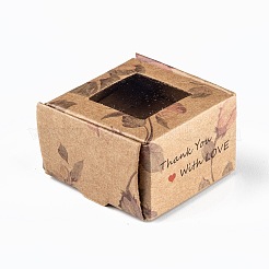 Confezione regalo di carta kraft creativa pieghevole rettangolare&nbsp;CON-B002-04A-02