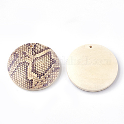 Печатные деревянные подвески WOOD-S045-032H