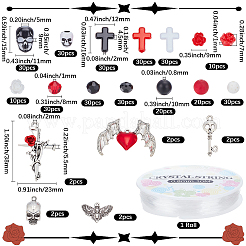 DIY-Sets zur Herstellung von Stretch-Armbändern im Gothic-Stil&nbsp;DIY-SC0033-37
