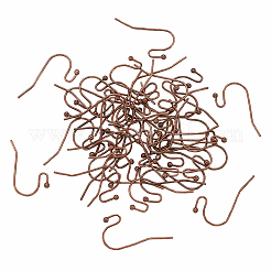 Латунные серьги крюк KK-KS0001-08R-NR