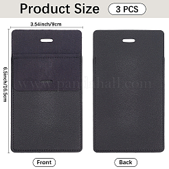 Прямоугольный карманный чехол для ручки из искусственной кожи для врача AJEW-WH20060-95C