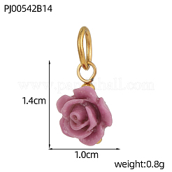 12 шт. подвески из нержавеющей стали 304 и смолы&nbsp;STAS-OY009-84G