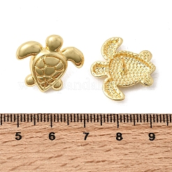 Ohrstecker aus Messing mit Schildkrötenmotiv&nbsp;EJEW-D352-04G
