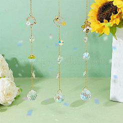 3шт стеклянные ловцы солнца&nbsp;HJEW-OC00285