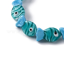 Бусы лэмпворк ручной работы&nbsp;LAMP-G154-07J