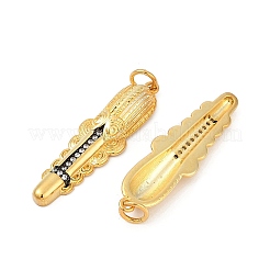 Латунные микро проложить кубического циркония подвески&nbsp;KK-U058-12G