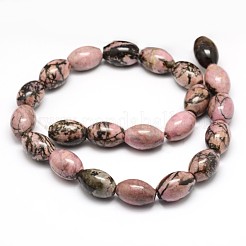 Rhodonite naturale perle ovali fili&nbsp;G-F236-02C
