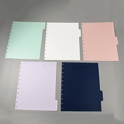 Index-Trennblätter aus Kunststoff mit Blatteinband&nbsp;OFST-WH0002-26