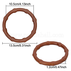 Anses de sac joint bambou imitation bois&nbsp;FIND-WH0111-200