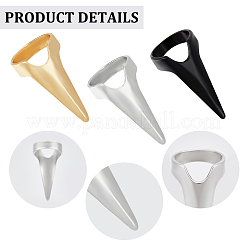 15 шт. 3 цвета железные кольца-когти на кончиках ногтей&nbsp;MRMJ-NB0001-24