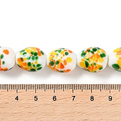 Бусы лэмпворк ручной работы&nbsp;LAMP-Q036-08C