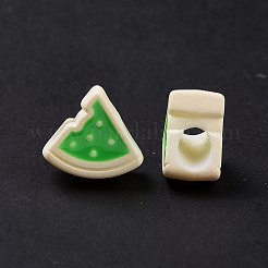 Прорезиненный стиль акриловые европейские бусины SACR-E009-13