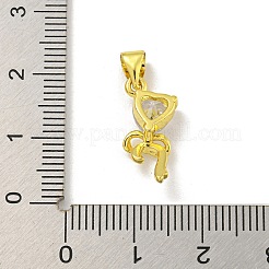 Стойки обшивки латунь микро проложить Циркон подвеску&nbsp;KK-C074-09G