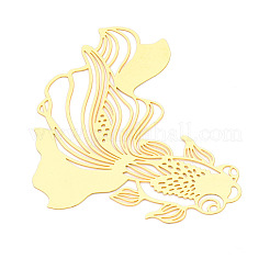 Латунные филигранные большие кулоны&nbsp;KKC-T003-07G