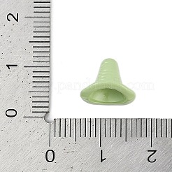 Тема Хэллоуина окрашенные распылением бусины из сплава PALLOY-D029-02G-RS