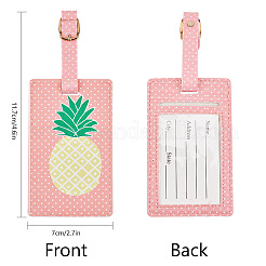 Бирки сумки из искусственной кожи&nbsp;AJEW-GF0001-71A