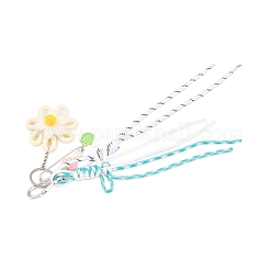 Подвесные украшения ручной работы из плетеных и полиэстеровых шнуров&nbsp;HJEW-JM04421-02