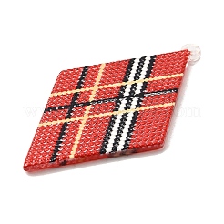 Ромбовидные акриловые большие подвески серьги своими руками аксессуары&nbsp;OACR-M028-02B