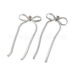 Серьги-гвоздики из нержавеющей стали 304 EJEW-K272-01P