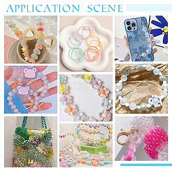 Прозрачные акриловые бусины TACR-PH0001-70