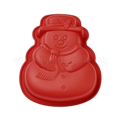 Diy рождественский снеговик пищевой силиконовые Молды DIY-G052-A05