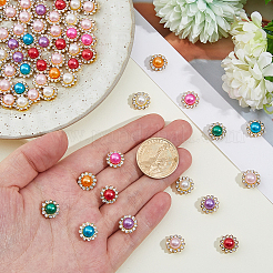 160шт пластиковый пришивной стразы&nbsp;FIND-HS0002-24