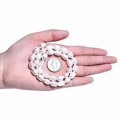 Нити из натурального культивированного пресноводного жемчуга&nbsp;LS-PEAR-N012-07F