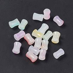 Стеклянные бусины из искусственного нефрита GLAA-P029-08