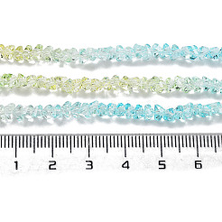 Прозрачные стеклянные бусины&nbsp;X-GLAA-H023-03A