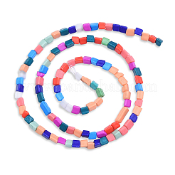 Непрозрачные спрей окрашены стеклянной бусины пряди X1-GLAA-N047-05A