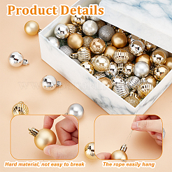 2 комплект 2-х цветных пластиковых шаров DIY-GA0005-40A