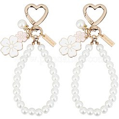 2 porte-clés pendentif en alliage émaillé&nbsp;KEYC-CN0001-15