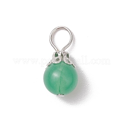 Pendentifs en jade de Malaisie teints naturels&nbsp;PALLOY-JF03357-01
