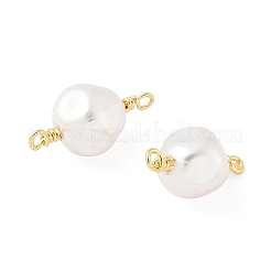 Белый пластиковый АБС-пластик с имитацией жемчуга KK-C097-03G