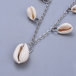 Chaînes de cheville en laiton&nbsp;AJEW-AN00257