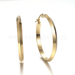 Orecchini a cerchio in acciaio inossidabile 304&nbsp;EJEW-P091-34A