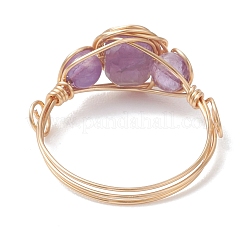 Кольца из натурального драгоценного камня&nbsp;RJEW-JR00989