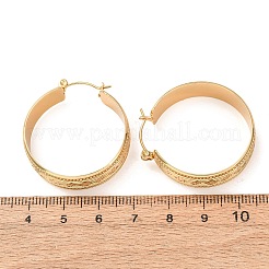 Boucles d'oreilles créoles en acier inoxydable 304 pour femmes&nbsp;SA-CBA4160-24G