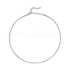 925 серебряное ожерелье с геометрическим кругом для женщин RI5371