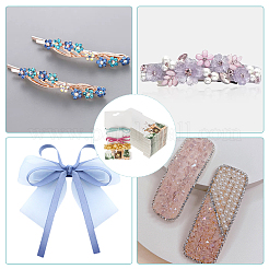120pcs cartes d'affichage de pince à cheveux en papier&nbsp;DIY-FG0004-25B