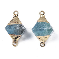 Соединители из натурального флюорита&nbsp;G-S359-360