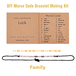 DIY-Set zur Herstellung von Armbändern aus geflochtenen Kunststoffperlen&nbsp;DIY-DC0003-07