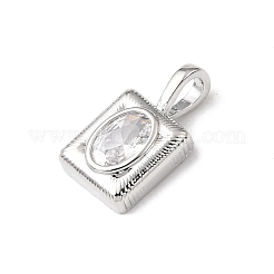 Breloques en laiton zircon cubique transparent&nbsp;KK-N290-10P