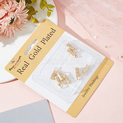 10 шт. латунный наконечник для шнура с микропаве из кубического циркония KK-BBC0010-49