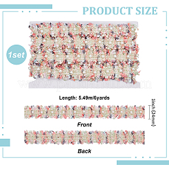 6 ярд хлопковой кружевной ленты DIY-WH0632-71B