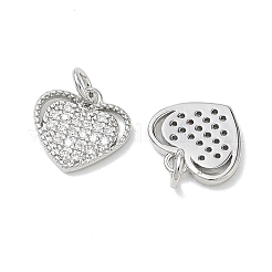 Valentinstag-Anhänger aus Messing mit klaren Zirkonia&nbsp;XGRQ3K883-557P